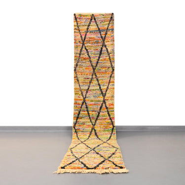 Vintage Runner Moroccan Rug 2.1 x 11.6 feet / 67 x 354 cm - Ettilux Home